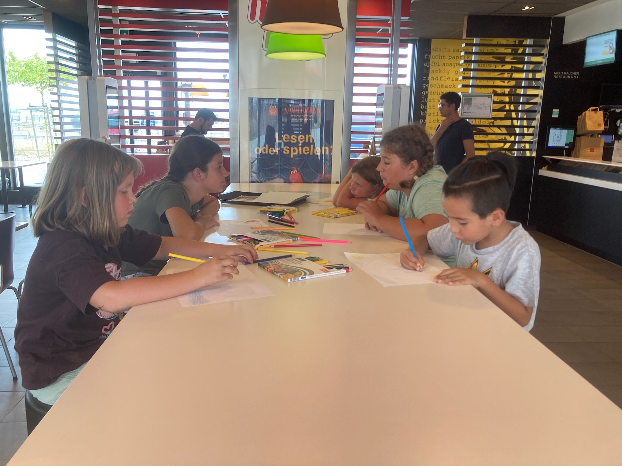 ...zu besuch bei mc donald`s...