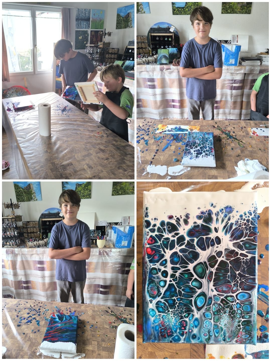 ...acryl pouring...