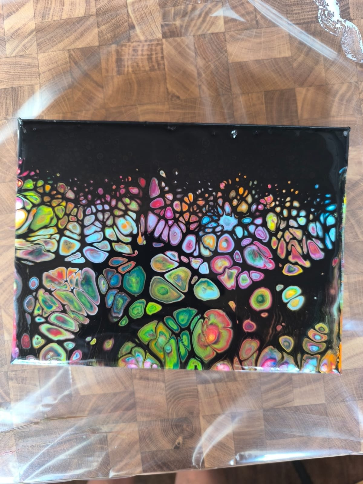 ...acryl pouring...