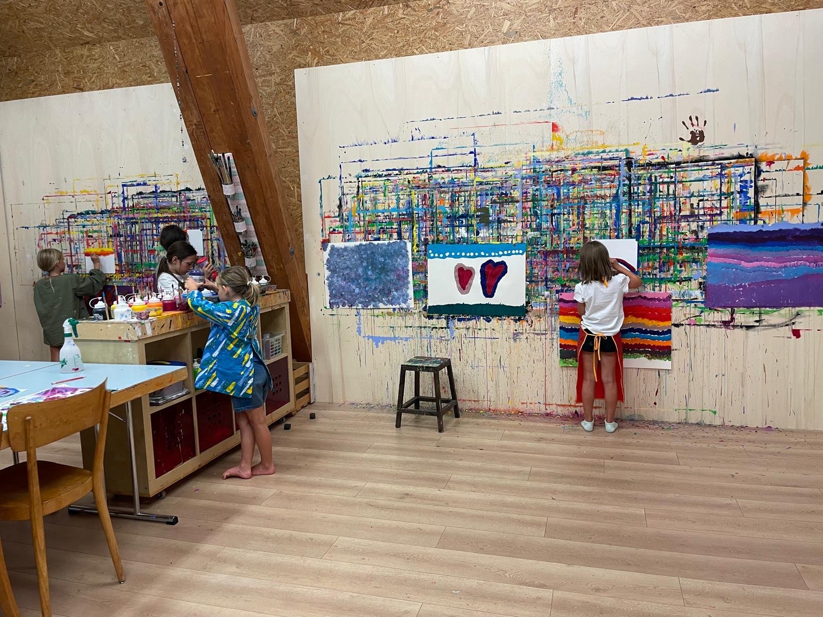 ...malen und gestalten im malatelier...