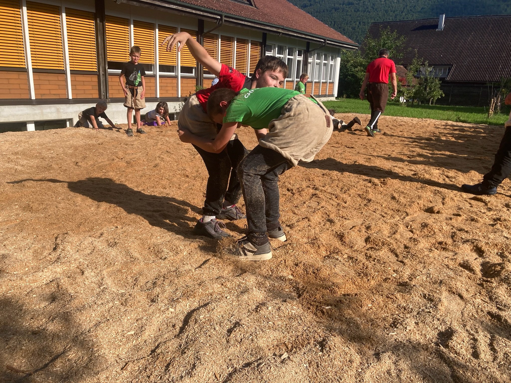 ...ab ins Sägemehl...