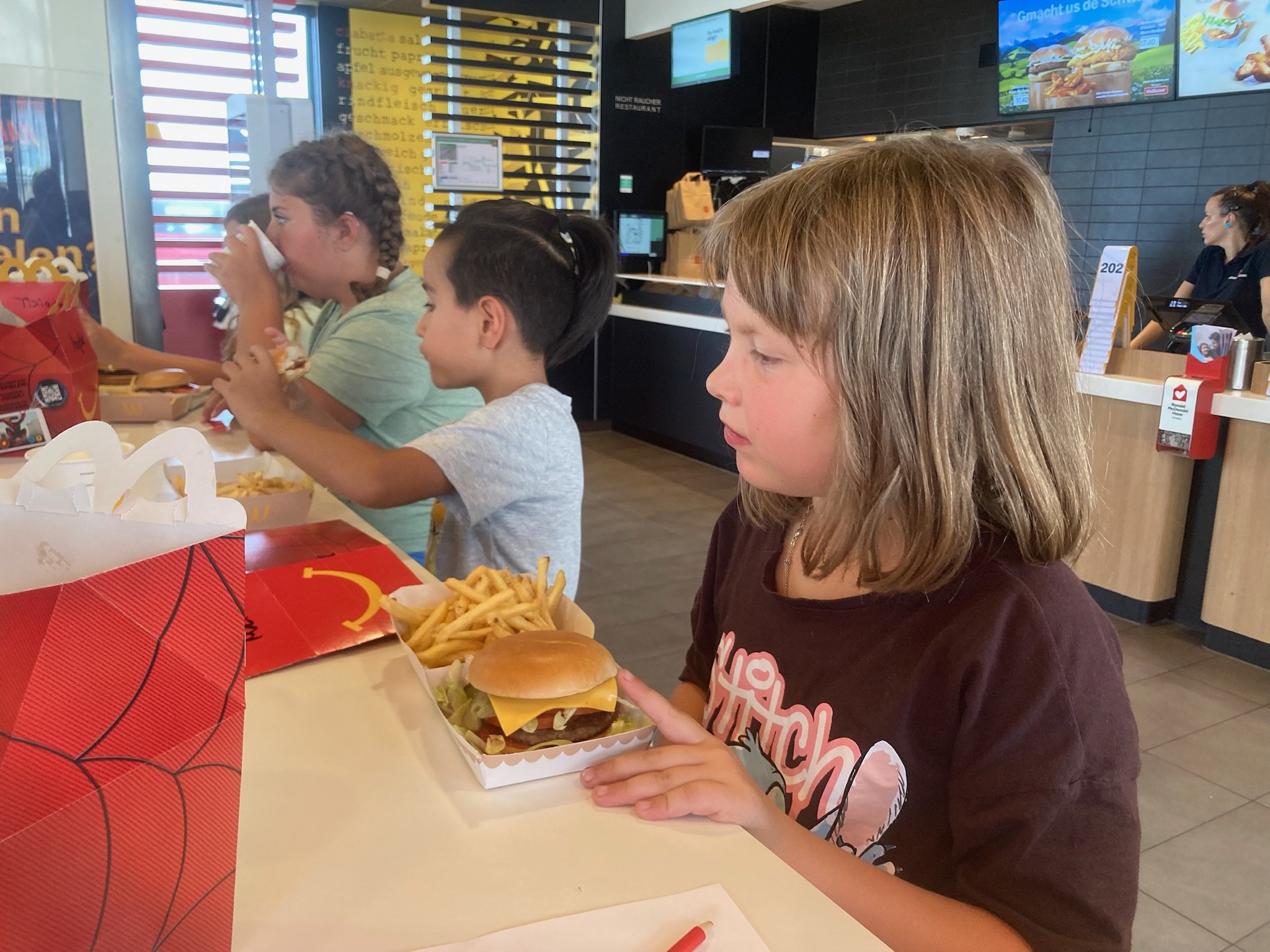 ...zu besuch bei mc donald`s...