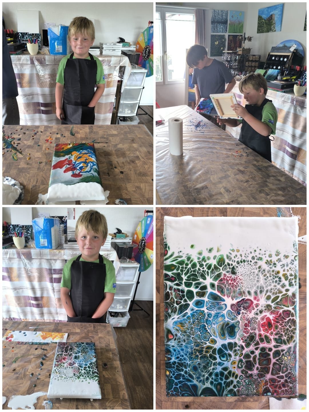 ...acryl pouring...