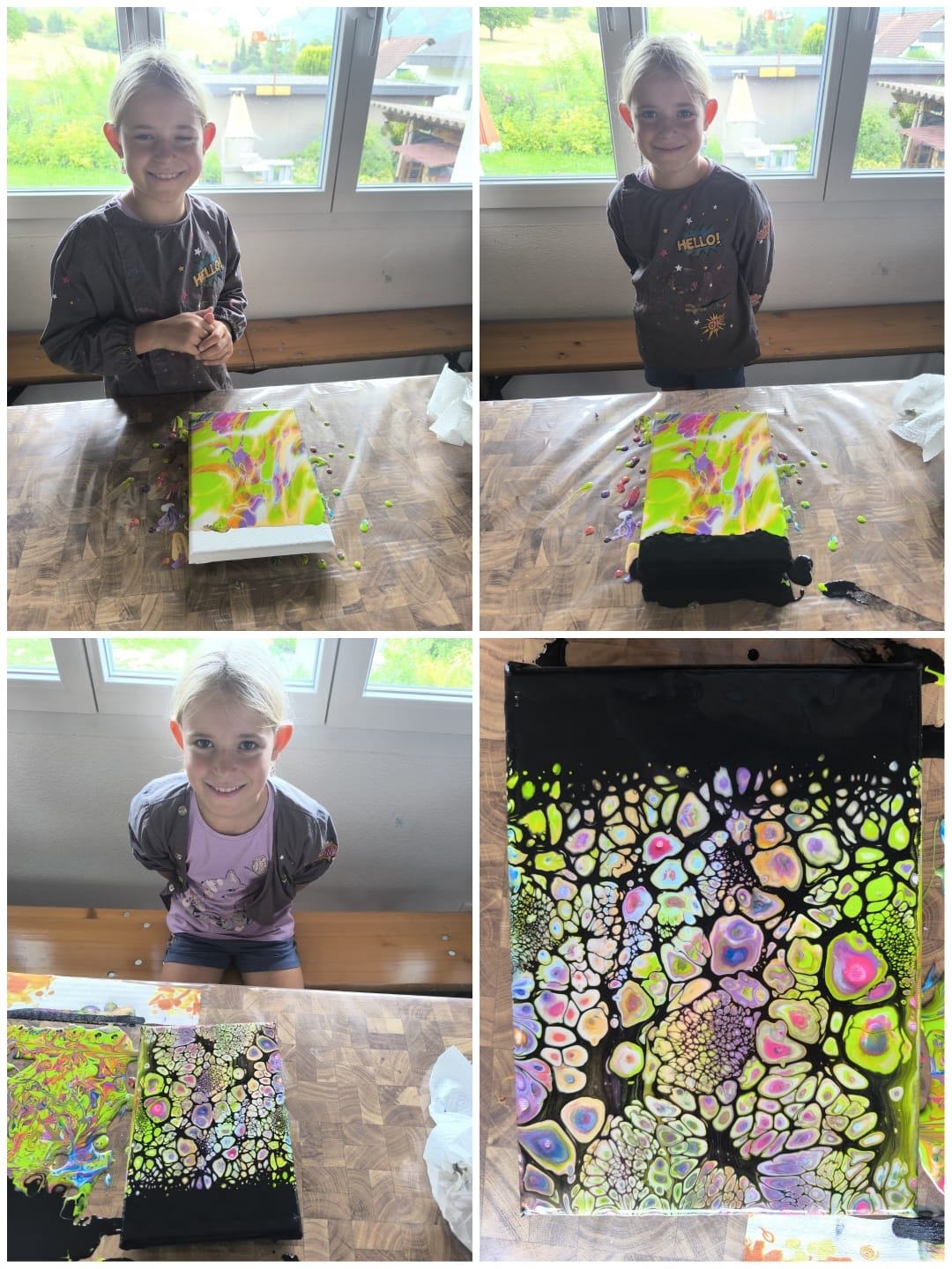 ...acryl pouring...