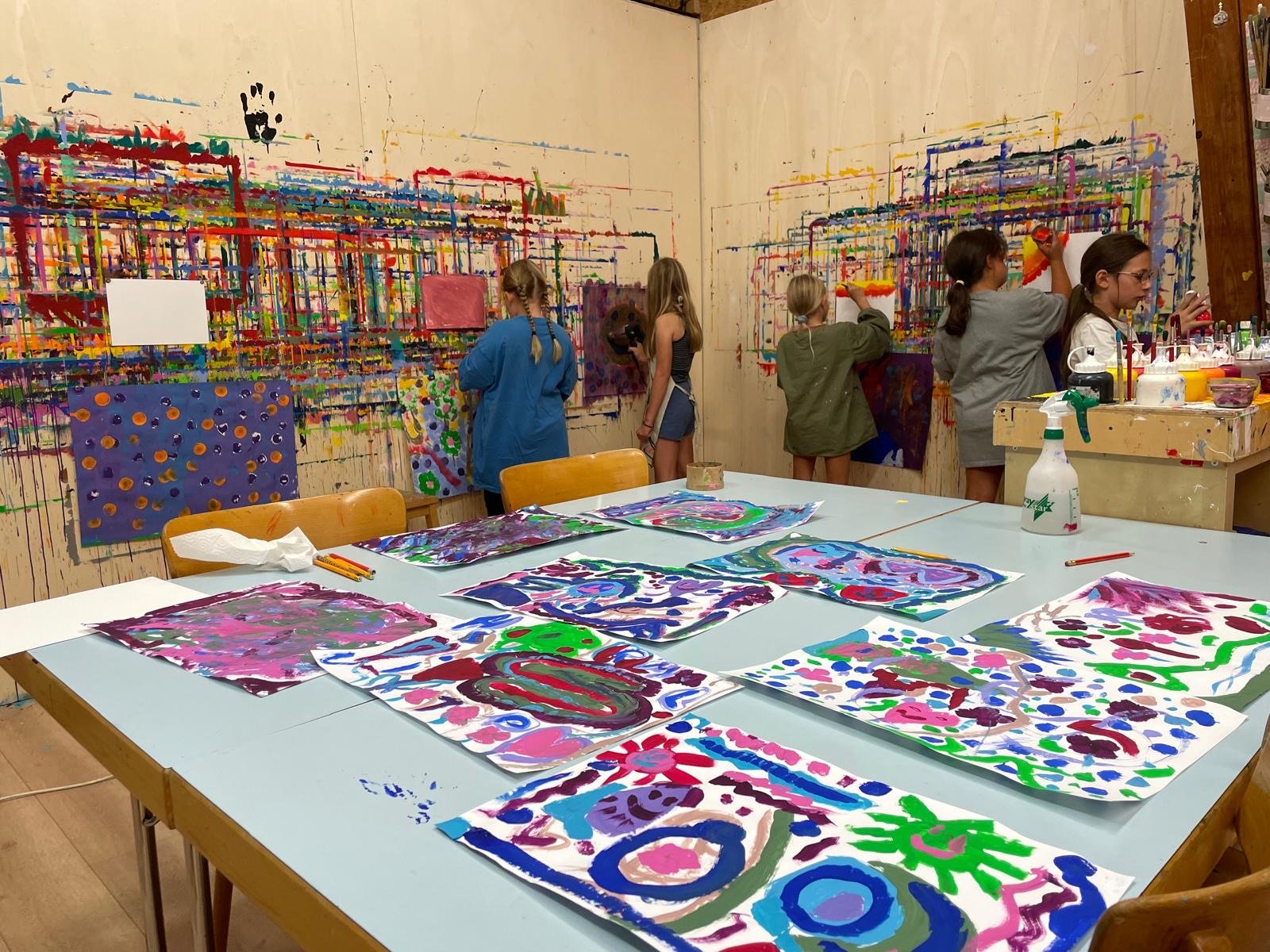 ...malen und gestalten im malatelier...