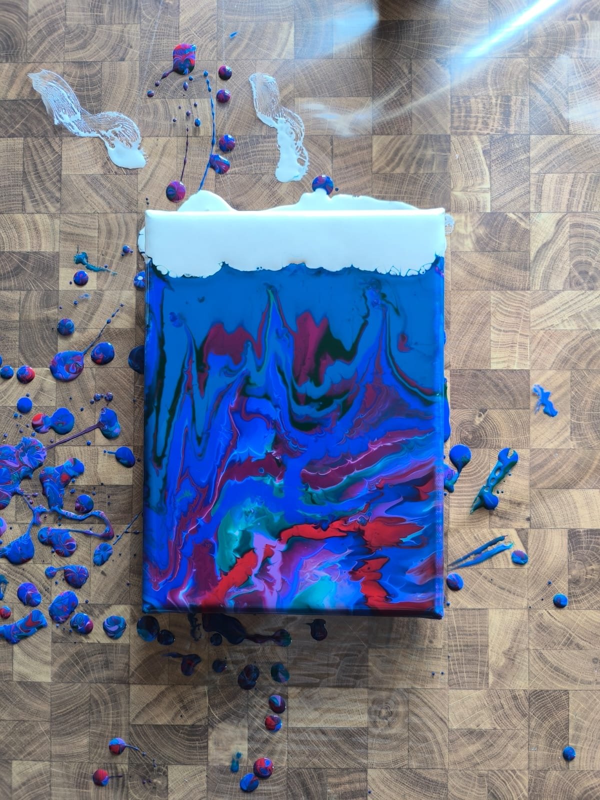 ...acryl pouring...
