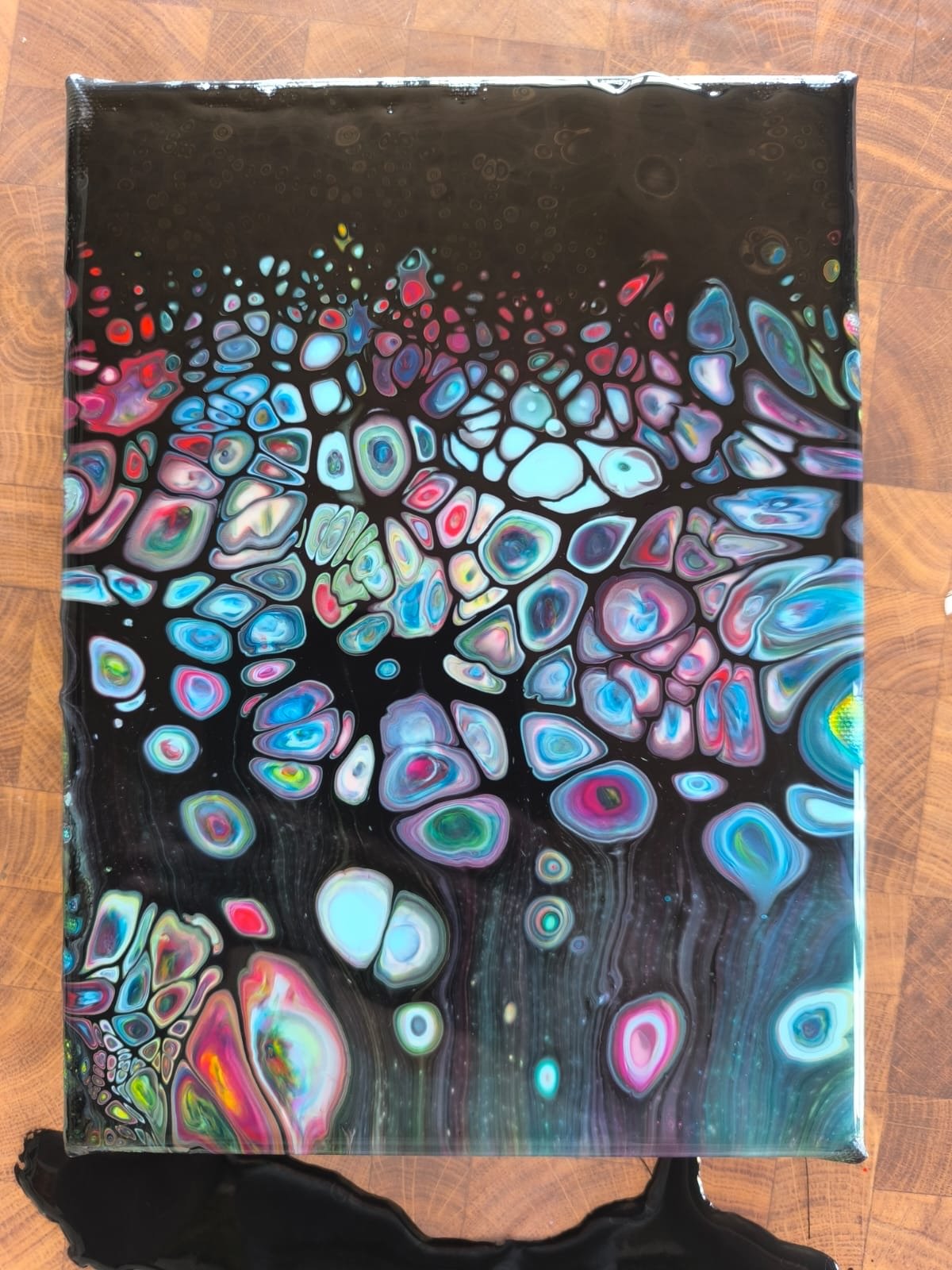 ...acryl pouring...