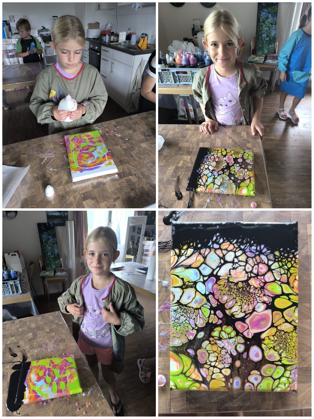...acryl pouring...
