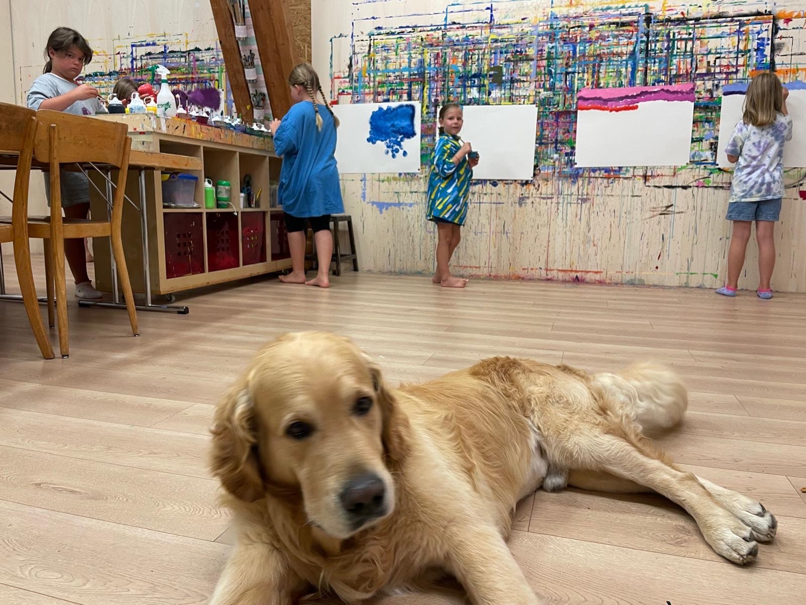 ...malen und gestalten im malatelier...