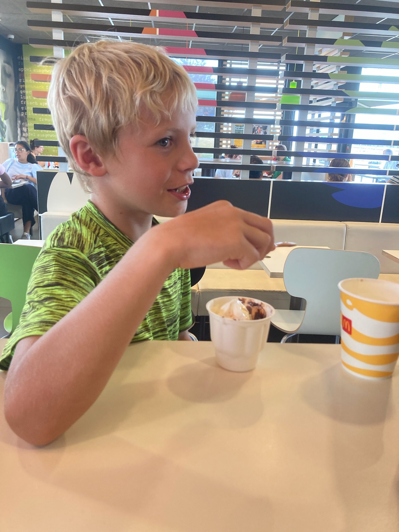 ...zu besuch bei mc donald`s...