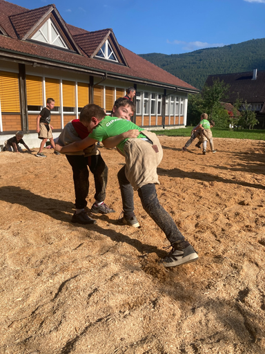 ...ab ins Sägemehl...