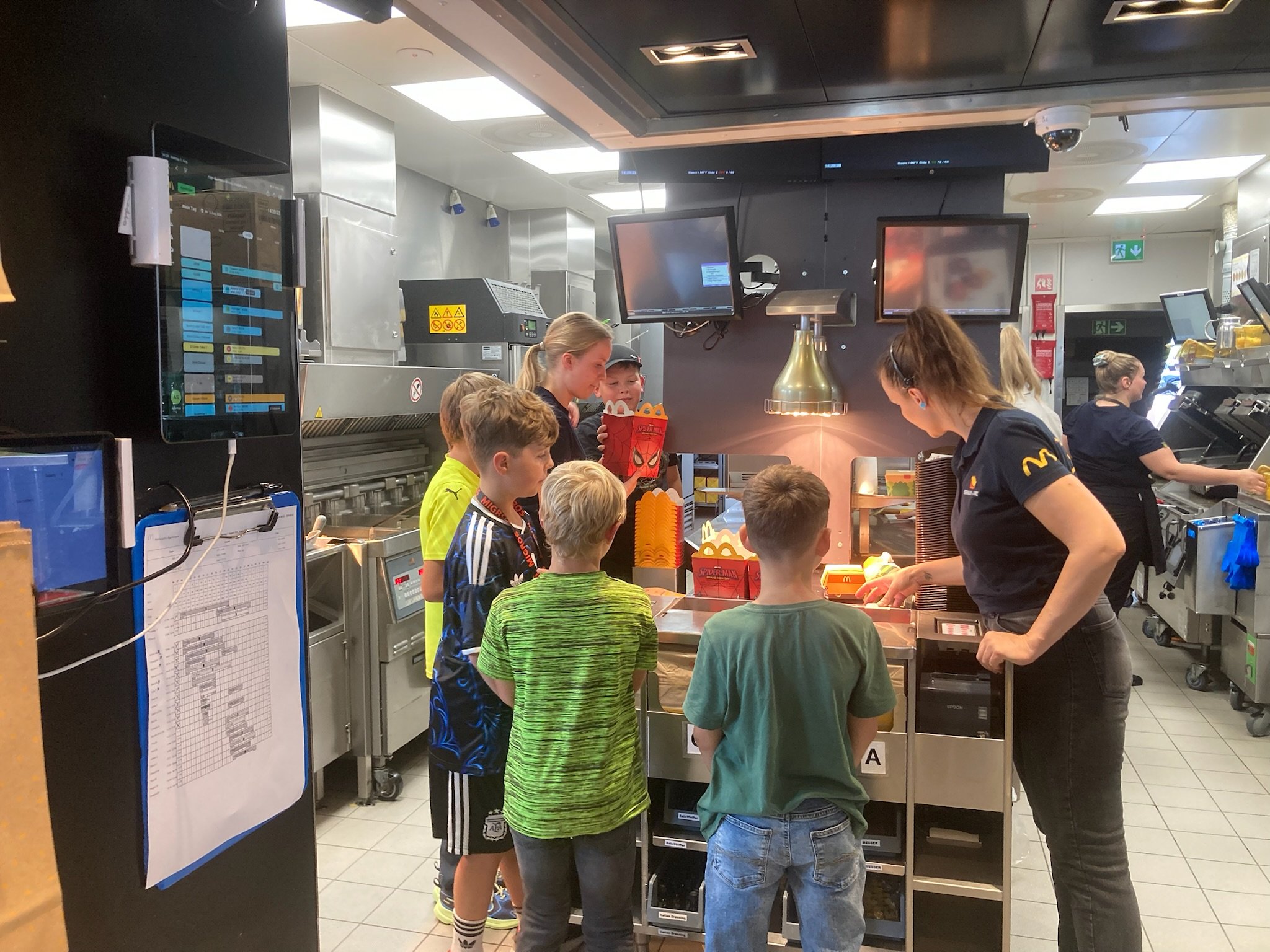 ...zu besuch bei mc donald`s...