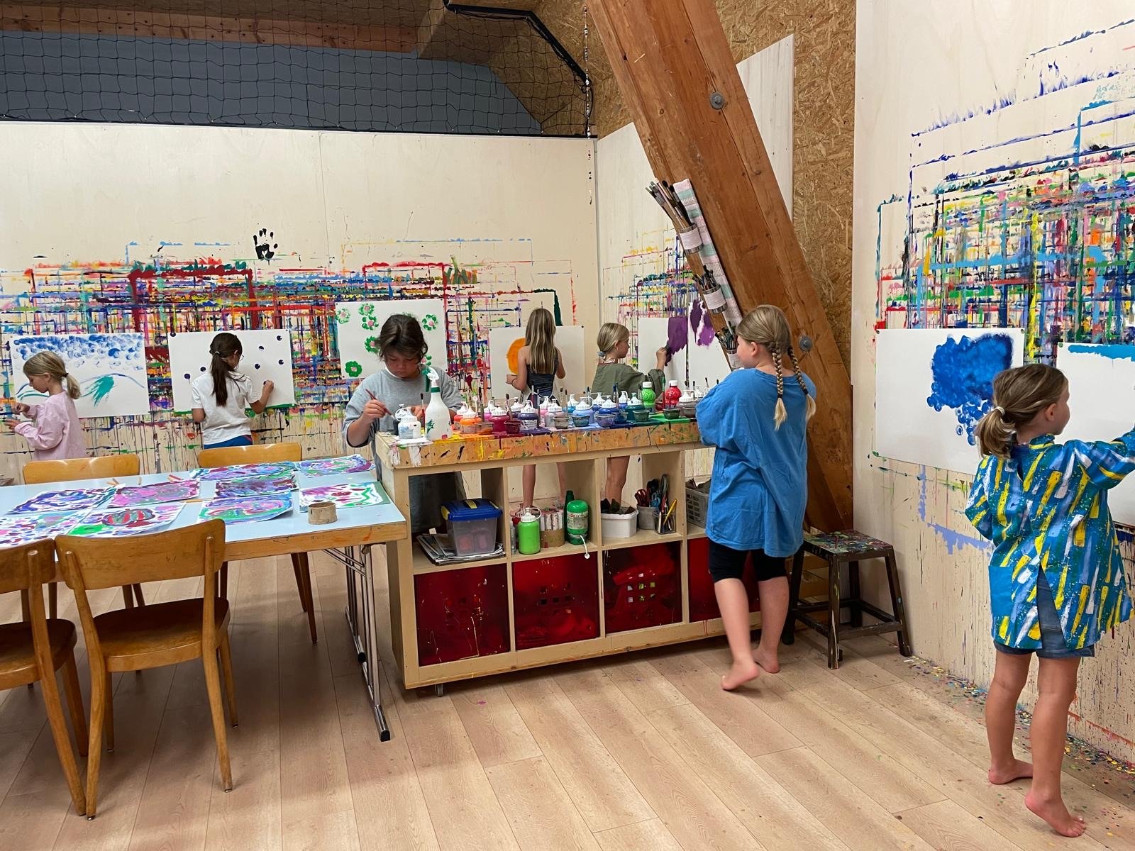 ...malen und gestalten im malatelier...