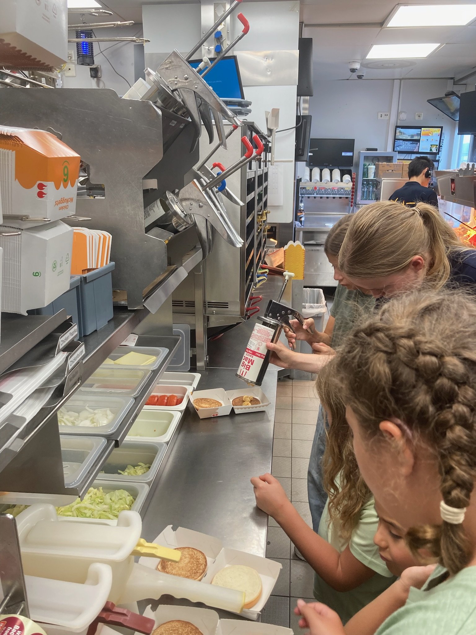 ...zu besuch bei mc donald`s...